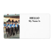 Marching Band Personalised Shipping Label