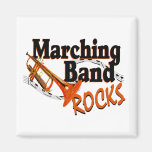 Marching Band Rocks Magnet
