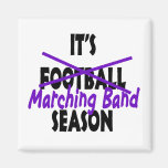Marching Band Season/ Purple Refrigerator Magnet