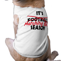 Marching Band Season / Red Pet Tee Shirt
