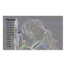 Marching Clarinetist Business Card I