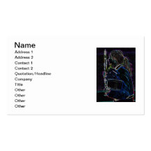 Marching Clarinetist Business Card II