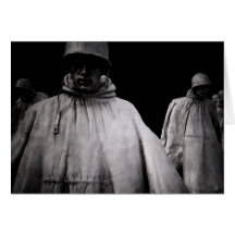 marching soldiers : happy veteran's day card