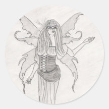 Mardi #1 Graphite Faery Stickers