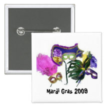 Mardi Gras 2009 Button