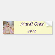 Mardi Gras 2012 Bumper Sticker