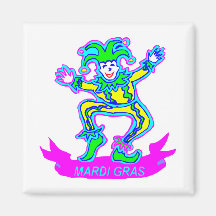 Mardi Gras 2 Refrigerator Magnets