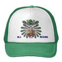 Mardi Gras Argos-Argus Eyes Important view notes Trucker Hats