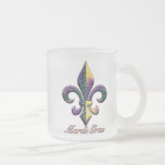 Mardi Gras bead Fleur de lis 2 Coffee Mugs