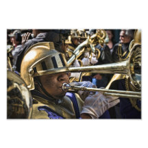 Mardi Gras Brass Band Photographic Print