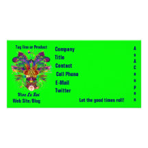 Mardi Gras Business Theme Hz Please View Notes Photo Greeting Card