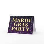 Mardi Gras Greeting Card