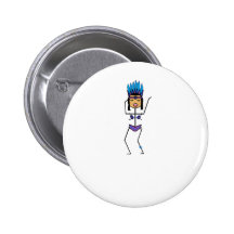 mardi gras carnaval dancer pin