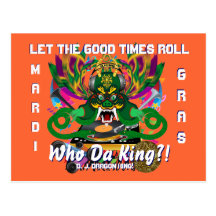 Mardi Gras Carnival Event  Please View Notes Postcard