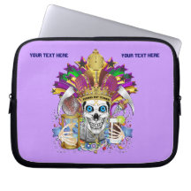 Mardi Gras Carrying Case for ip-5 and ipad Mini Laptop Sleeve