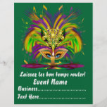 Mardi Gras Carvinal 8.5" x 11"  Please View Notes Flyers