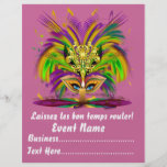 Mardi Gras Carvinal 8.5" x 11"  Please View Notes Flyer
