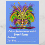 Mardi Gras Carvinal 8.5" x 11"  Please View Notes Flyers