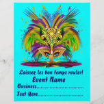 Mardi Gras Carvinal 8.5" x 11"  Please View Notes Personalized Flyer