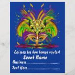 Mardi Gras Carvinal 8.5" x 11"  Please View Notes Personalized Flyer