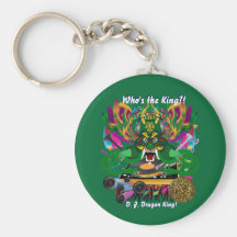 Mardi Gras D. J. Dragon King View Hints please Keychains