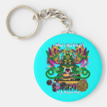 Mardi Gras D. J. Dragon King View Hints please Key Chain