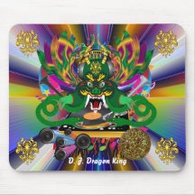 Mardi Gras D. J. Dragon King View Hints please Mousepad