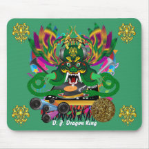 Mardi Gras D. J. Dragon King View Hints please Mousepads