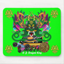 Mardi Gras D. J. Dragon King View Hints please Mousepads