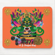 Mardi Gras D. J. Dragon King View Hints please Mousepads