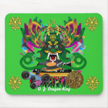 Mardi Gras D. J. Dragon King View Hints please Mousepad