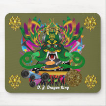 Mardi Gras D. J. Dragon King View Hints please Mousepads