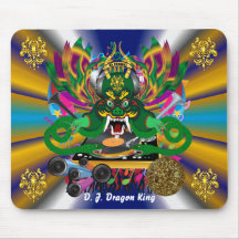 Mardi Gras D. J. Dragon King View Hints please Mousepads