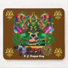 Mardi Gras D. J. Dragon King View Hints please Mousepads