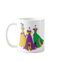 Mardi Gras Dress Shop Mugs