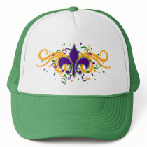 Mardi Gras Fleur-de-Lis Hat