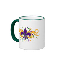 Mardi Gras Fleur-de-Lis Mug