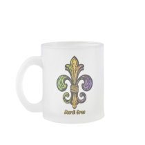 Mardi Gras Fleur de lis Coffee Mugs