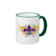 Mardi Gras Fleur-de-Lis Mug