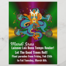 Mardi Gras Flyer Design