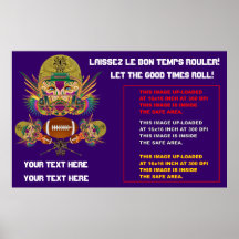 Mardi Gras Football think it's to early view notes Poster