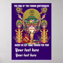Mardi Gras Football think it's to early view notes Poster