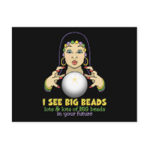 Mardi Gras Fortune Teller Post Card