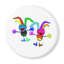 Mardi Gras Gifts: 003 Kids festival Refrigerator Magnet