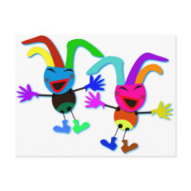 Mardi Gras Gifts: 003 Kids festival Postcards