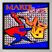 Mardi Gras Jazz Duck