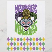 Mardi Gras Jester Flyers