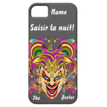Mardi Gras Jester Important View Hints please Case For The iPhone 5