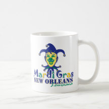 Mardi Gras Jester - NOLA Coffee Mugs