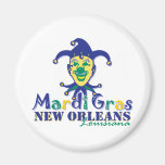 Mardi Gras Jester - NOLA Fridge Magnets